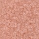 Miyuki rocailles kralen 11/0 - Matted transparent pale pink 11-155F